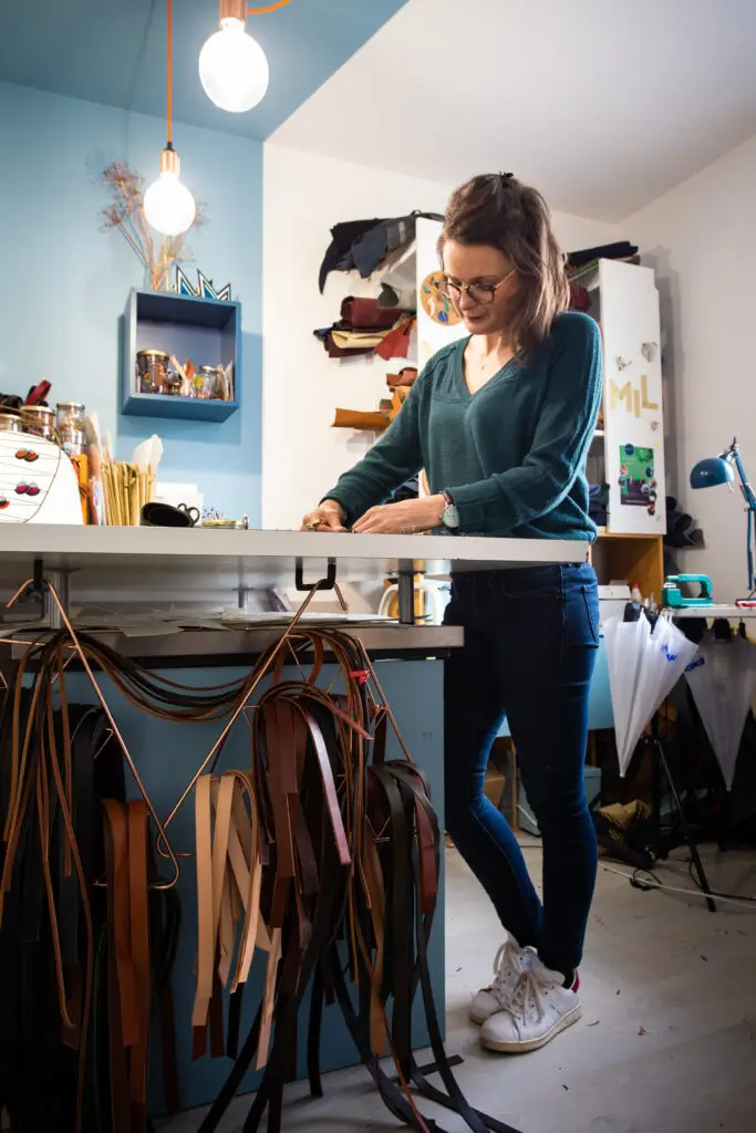 atelier mil artisan maroquinerie ancenis Mésanger cultivons les cailloux