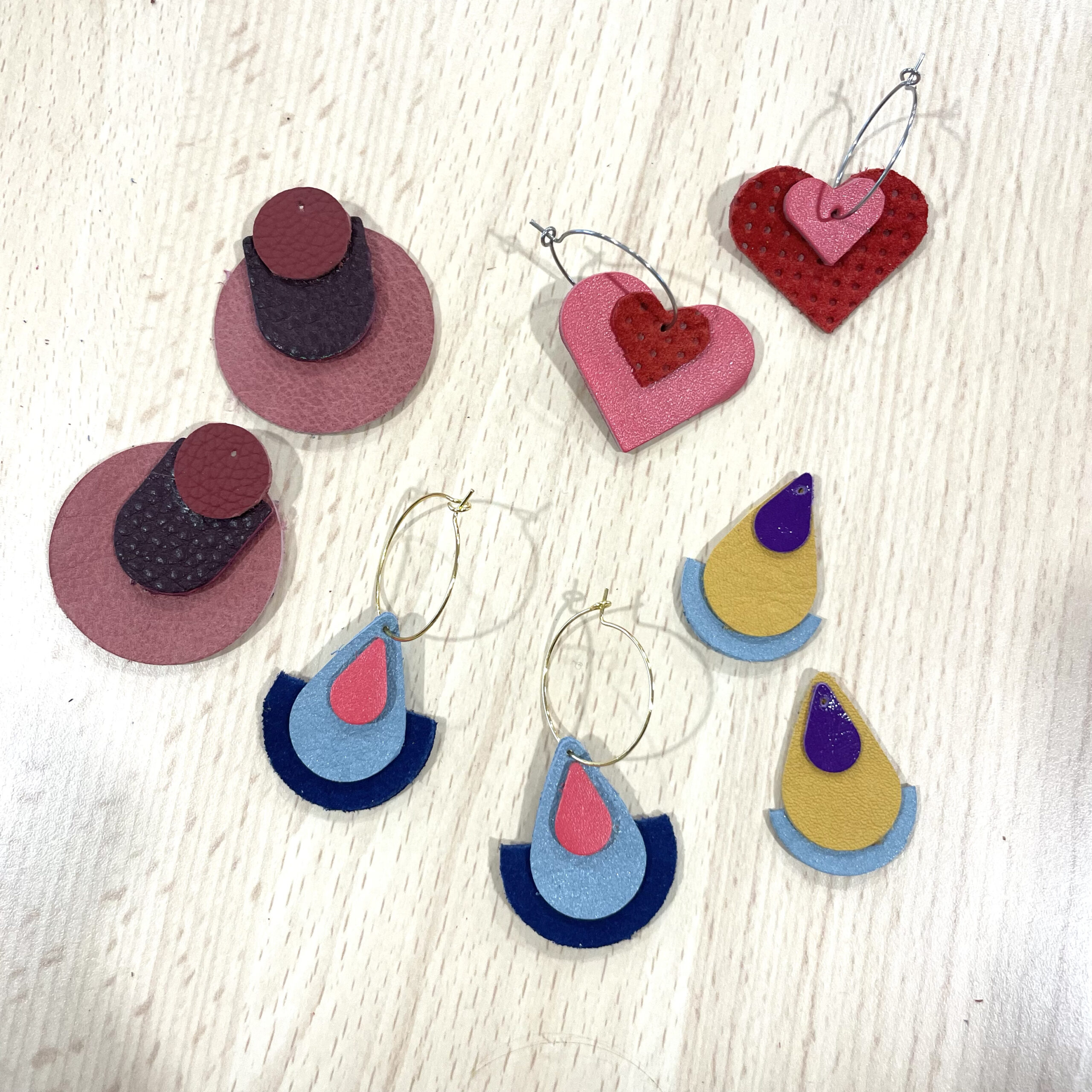 atelier boucles d'oreille créoles