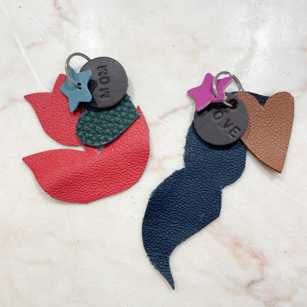 atelier porte clés en cuir